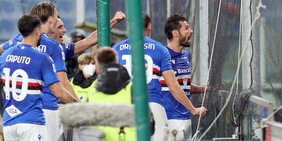 Candreva mattatore: alla Sampdoria il derby con lo Spezia