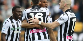 Tripletta di Beto e magia di Molina: l'Udinese affonda il Cagliari