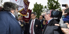 Grande Torino: a Superga l'emozione di Juric fra i tifosi