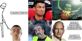 Cristiano Ronaldo, le reazioni in panchina diventano un meme!