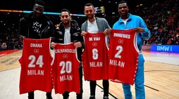 Da Calhanoglu a Dumfries: l’Inter si prepara alla Juve 'giocando' a basket