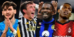 Serie A, classifica a confronto: Juve e Inter volano, Napoli e Milan in calo