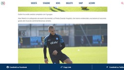 Napoli, stop per Meret: lesione muscolare di secondo grado