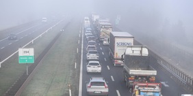 Maxi incidente sulla A22: la nebbia scatena molti tamponamenti