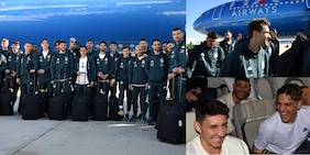 Cambiaso, che risate con Zaniolo e Orsolini: l'Italia parte per gli Usa