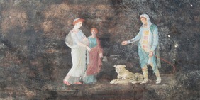 Pompei, torna alla luce un salone dedicato alla Guerra di Troia