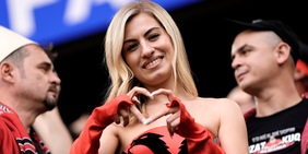 Italia-Albania, lo spettacolo degli spalti a Dortmund