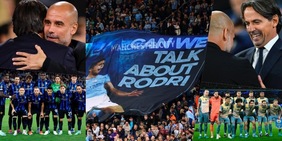 City-Inter, i tifosi ricordano la finale di Istanbul... poi l'abbraccio Inzaghi-Guardiola