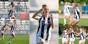Alisha Lehmann, gol con la Juve Women ed esultanza come Douglas Luiz
