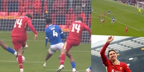 Chiesa si sblocca, primo gol con il Liverpool: la reazione dei compagni