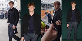 Sinner alla Fashion Week: prima volta in pubblico dopo l'accordo con la Wada