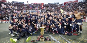 Bologna, festa pazzesca al Dall'Ara con la Coppa Italia
