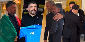 Gattuso nuovo ct dell'Italia: tanta emozione e quel saluto con Buffon e Bonucci
