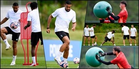 Juve, guarda Bremer col pallone! E i portieri si allenano con le megaball