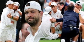 Dimitrov ko nel terzo set: infortunio, lacrime e ritiro. Sinner lo accompagna negli spogliatoi