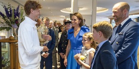 Kate, William, George e Charlotte con Sinner: "momento molto bello". Jannik svela che si sono detti