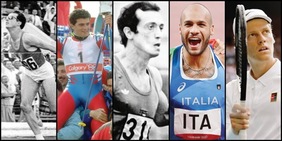 Jannik nel club dei super top d'Italia:  da Tomba a Jacobs & c...