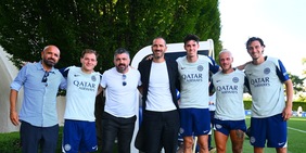 Italia, è la volta dell'Inter: Gattuso, Buffon e Bonucci all'allenamento