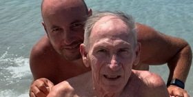 Zeman al mare con il figlio Karel: la foto emoziona i tifosi