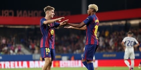 Super Barcellona, che manita al Como di Fabregas: doppiette Fermin Lopez e Yamal!