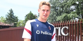 Bologna, è arrivato Heggem: sorriso per Italiano