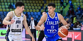 Fontecchio show: 39 punti! L'Italia vince anche con la Bosnia: Pozzecco 2° con la Spagna