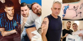 "Io e il calcio amici per la pelle": da Mourinho a De Rossi, parla il Fenomeno dei tatuaggi Alberto Marzari