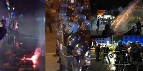 Udine, guerriglia urbana in centro: scontri e arresti mentre si gioca Italia-Israele