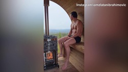 Ibrahimovic, giornata di relax...in sauna