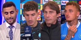 "Una serata di me**a": Ghoulam-Di Lorenzo, a nudo le fragilità Napoli. Conte-Lang, botta e risposta