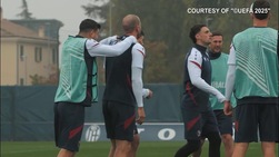 Bologna, scherzi e risate in allenamento