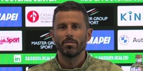 Grosso verso Sassuolo-Roma: "Muharemovic non ha recuperato. Oltre a lui abbiamo fuori..."