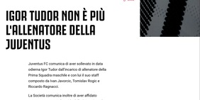 Tudor esonerato dalla Juventus, Brambilla in panchina con l'Udinese