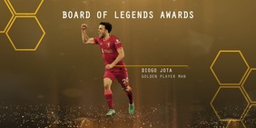 European Golden Boy: il Board delle Leggende omaggia Diogo Jota