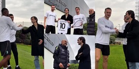 Musetti, dalle Finals alla Continassa: l'incontro con la Juve di Spalletti è virale