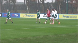 Italia, l'allenamento degli Azzurri
