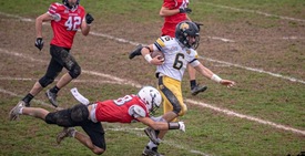 Giaguari U18 dominanti: 40-10 agli Skorpions e secondo posto blindato