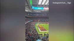 NFL al Bernabeu, in tribuna c'è Luis Figo