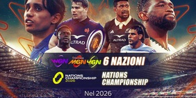 Lo spettacolo del 6 Nazioni di rugby su Sky nel 2026