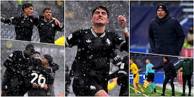 Juve a valanga a Bodo in Youth League: Padoin festeggia sotto la neve