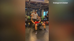 Ibra stacanovista: eccolo al duro lavoro in palestra