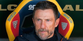 Di Francesco: "Lecce padrone per 35', poi Baroni ha messo Zapata. Rigore? Ho pregato"