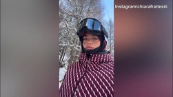 Chiara Frattesi, giornata "speciale"...sulla neve