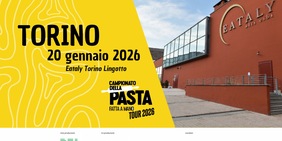 Torino: il 20 gennaio 2026 via al tour del Campionato della Pasta fatta a mano