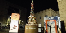 La magia del Natale di Cisalfa Sport per "il Natale degli alberi" del Comune di Milano