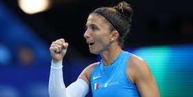 Errani già si scalda e inizia con il padel