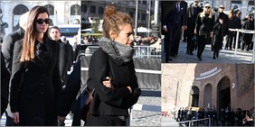 Da Ginevra Elkann a Anne Hathaway e Donatella Versace: chi c'era al funerale di Valentino