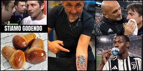 Caffè, tre babà e Conte piange, tifosi Juve in coro: "Stiamo godendo". Le reazioni social