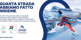 Autostrade per l’Italia al fianco dei Giochi di Milano Cortina 2026