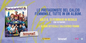 Album Panini “Calciatrici 2025-2026”, il 13 febbraio in omaggio con Tuttosport